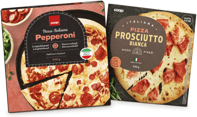 Coop steinovnspizza