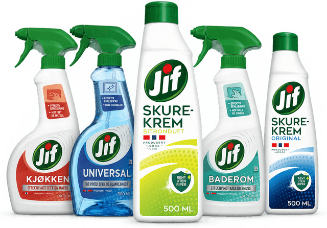 58 % på Jif renhold