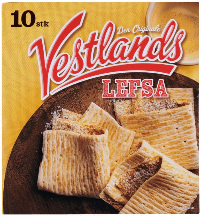 Vestlandslefsa Tørre 10stk 360g