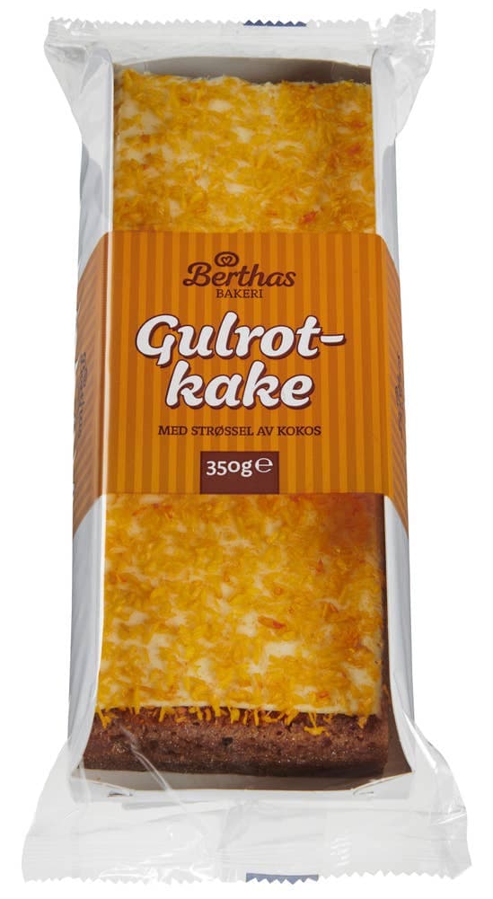 Gulrotkake 350g Berthas