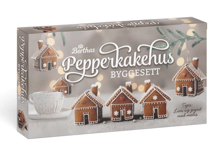 Pepperkakehus Mini Byggesett 320g Berthas