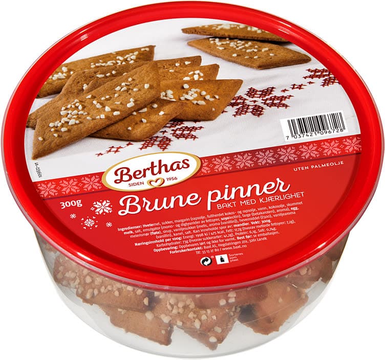 Brune Pinner 300g Berthas