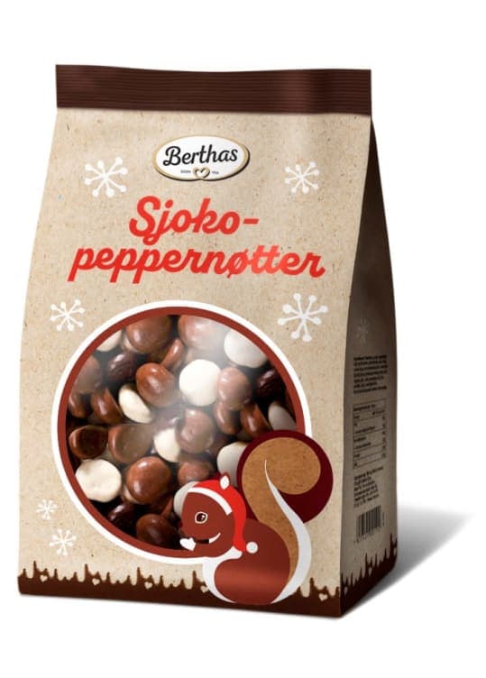 Sjokopeppernøtter 250g Berthas
