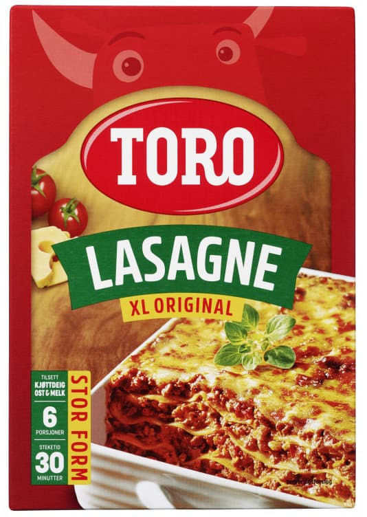 Lasagne Familiepakke 310g Toro 320 g