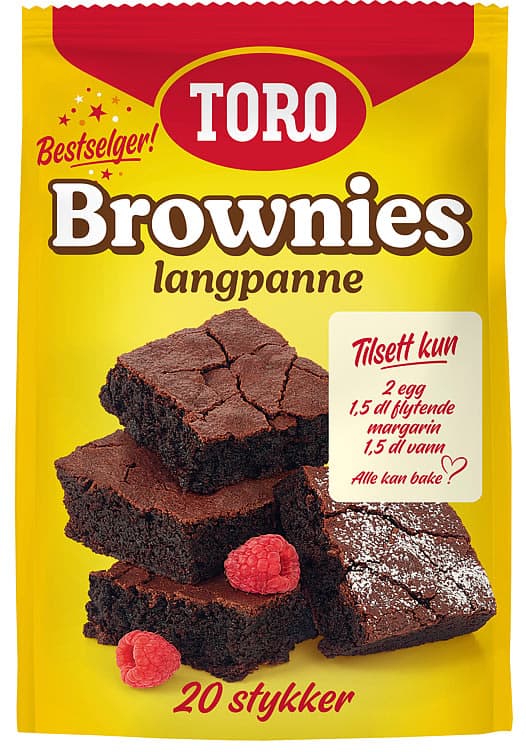 Brownies Mix Langpanne 883g Toro