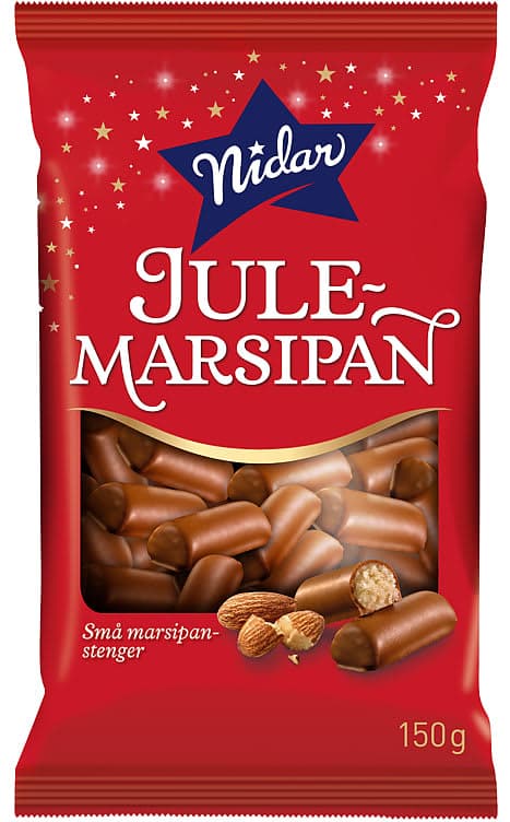 Julemarsipan Småstenger 150g Nidar