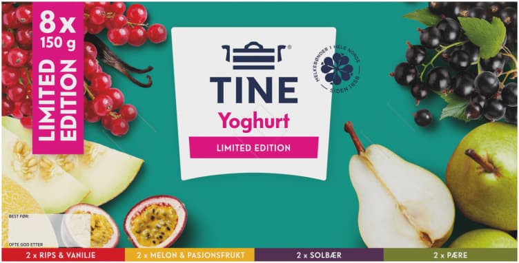 Yoghurt Sesong Høstfrisk 8x150g Tine 1,2 kg