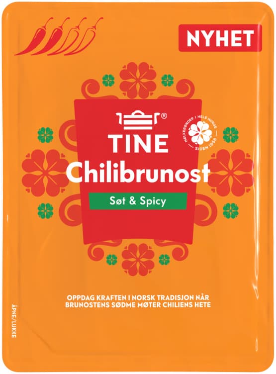 Chilibrunost skiver 130g Tine