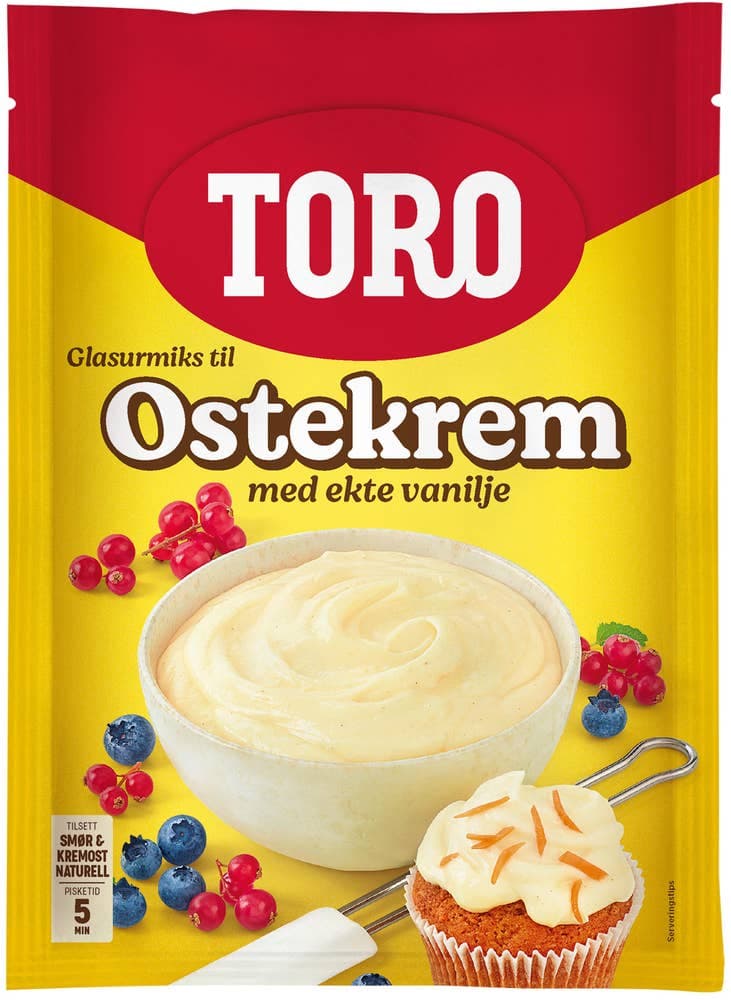 Glasurmiks til Ostekrem Med ekte vanilje, 126 g