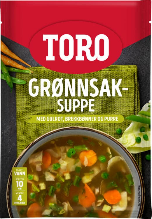 Grønnsakssuppe 47g Toro
