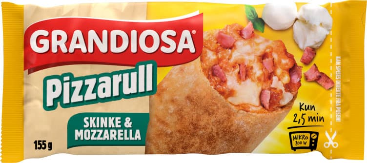Pizzarull Skinke&Mozzarella 155g Grandiosa