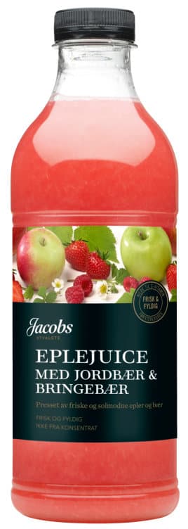 Eple&Jordbær Juice 1l Jacobs Utvalgte