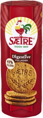 Digestive Kjeks Fullkorn 400g Sætre