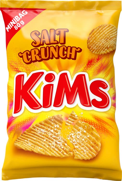 Kims Potetgull Salt Crunch 80g Kims