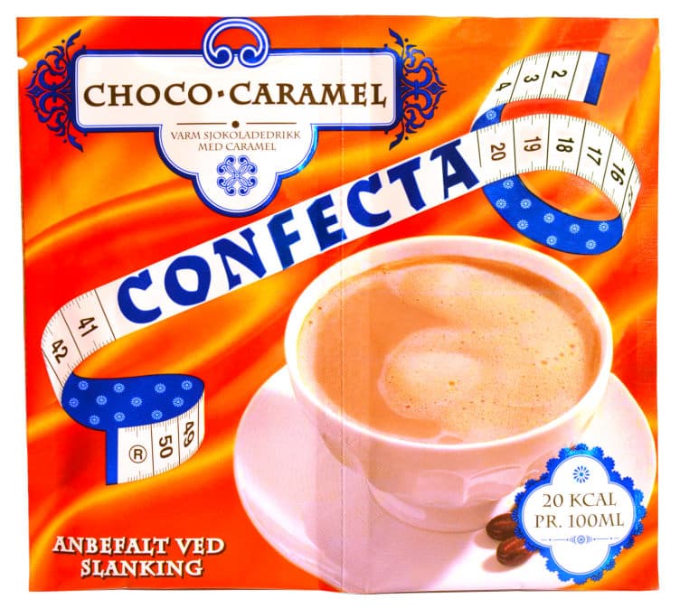Choco-Caramell Lavkalori 2pos Confecta 2 stk