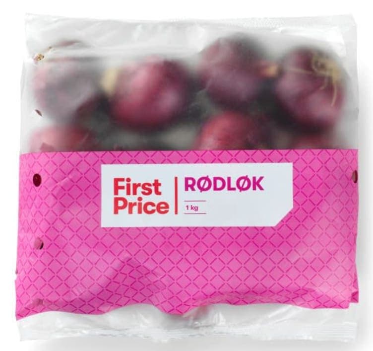 Rødløk 1kg First Price