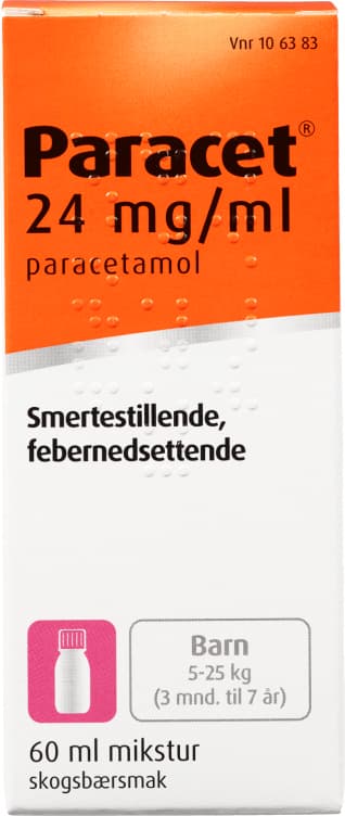 Paracet Mikstur 24mg 60ml Weifa
