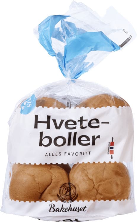 Hveteboller 8stk Bakehuset