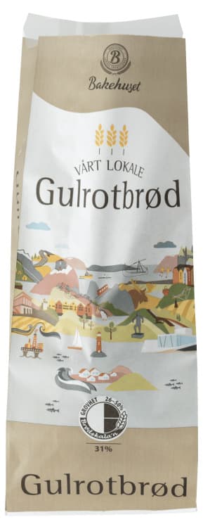 Gulrotbrød 650g Bakehuset