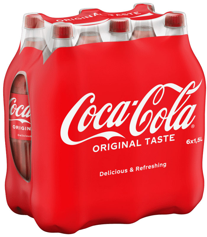 Coca-Cola 6x1,5l flaske 9000 ml
