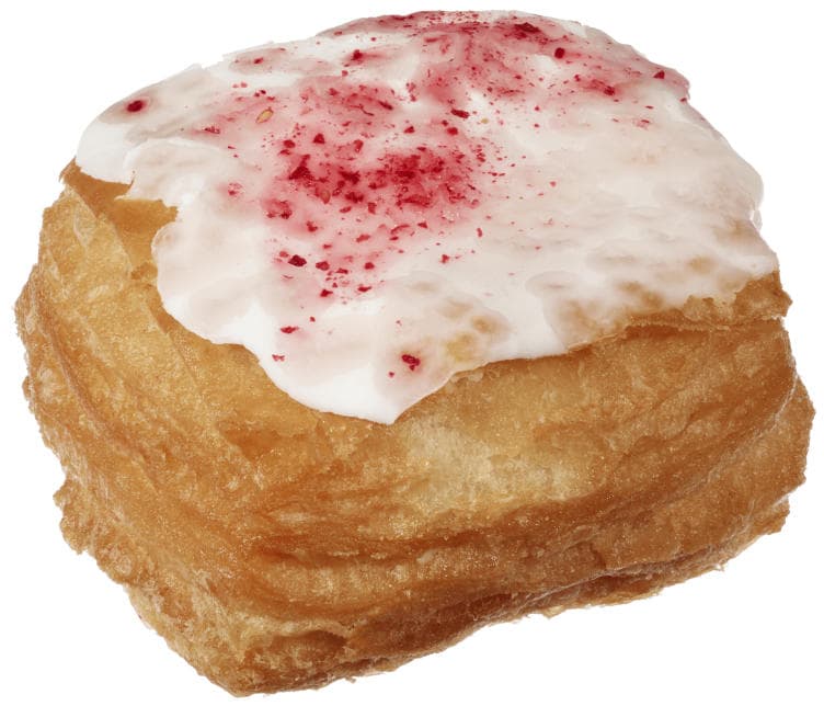 Bringebærkube m/Vanilje 70g Bakehuset