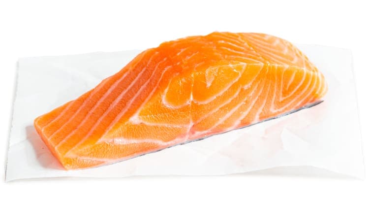 Laksefilet u/Skinn Natur 125g Oppdr stykk 125 stk