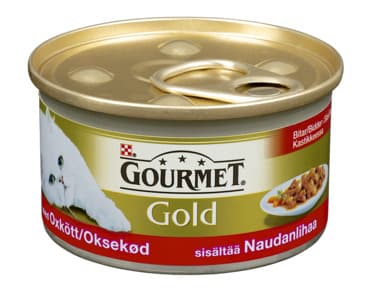 Gourmet Gold Oksekjøtt 85g Purina