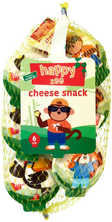 Cheese Snack 6x20g Happy Zoo 120 g