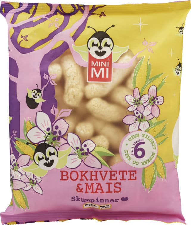 Minimi Skumpinner Mais&Bokhvete 30g Minimi