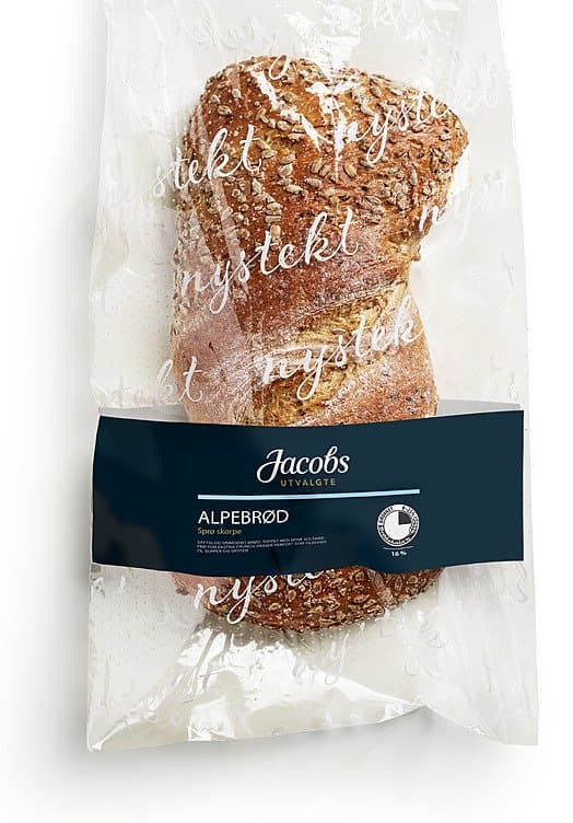 Alpebrød Halvstekt 600g Jacobs Utvalgte 1 stk