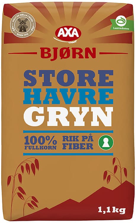 Havregryn Store 1,1kg Bjørn