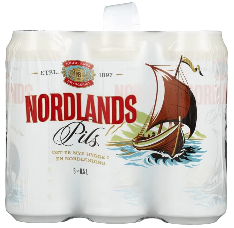 Nordlands Pils 0,5lx6 boks 3000 ml