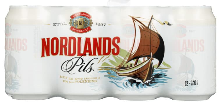 Nordlands Pils 0,33lx12 boks 3960 ml