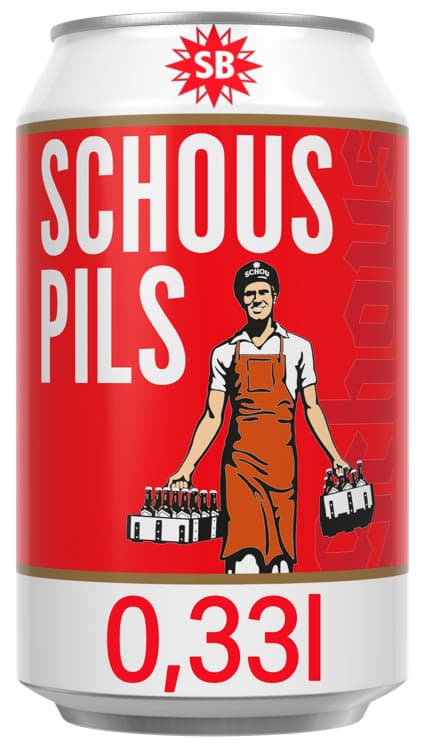 Schous Pilsner 0,33l boks