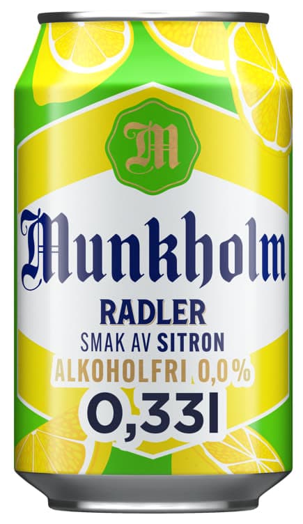 Munkholm Radler Sitron 0,33l boks