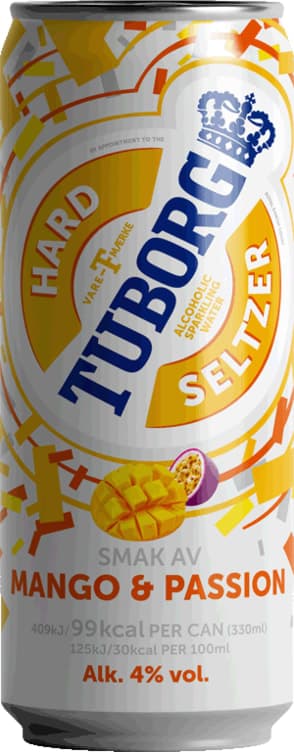 Tuborg Hard Seltzer Mango&Passion 0,33l boks