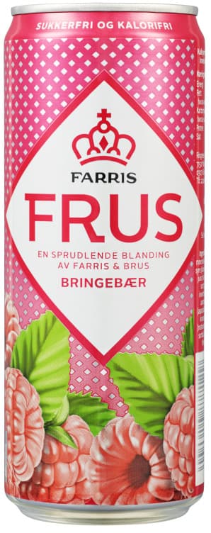 Farris Frus Bringebær 0,33l boks