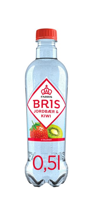Farris Bris Jordbær & Kiwi 0,5l flaske