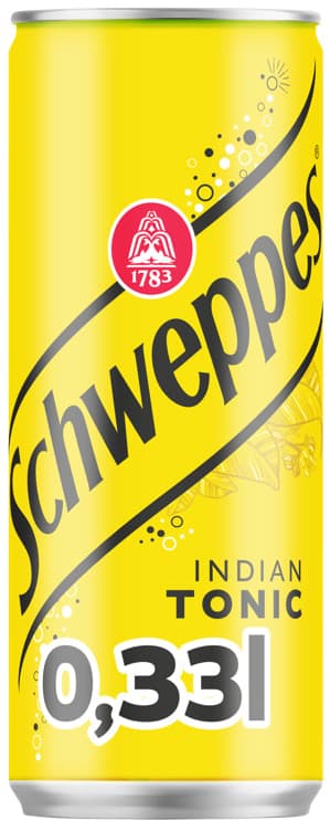 Tonic Water 0,33l boks Schweppes