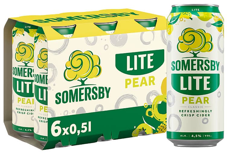 Somersby Cider Pear Lite 0,5lx6 boks 3000 ml