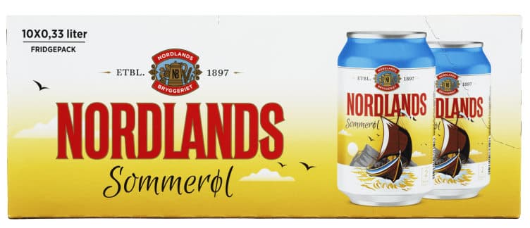 Nordlands Sommerøl 0,33lx10 boks 3300 ml