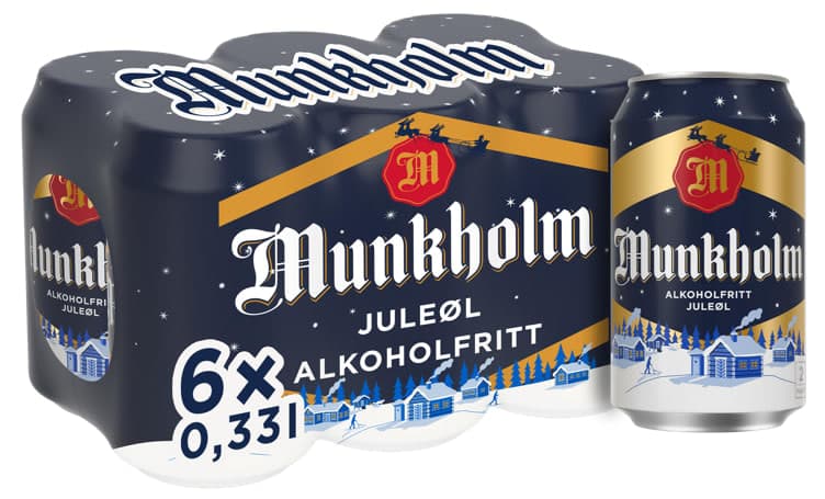 Munkholm Juleøl 0,33lx6 boks