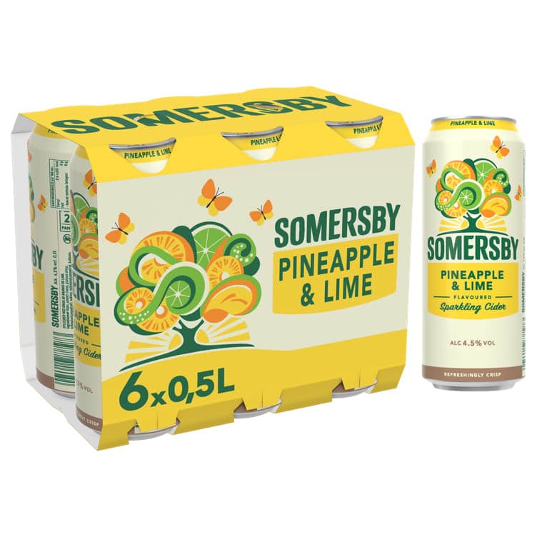 Somersby Cider Pineapple&Lime 0,5lx6 boks