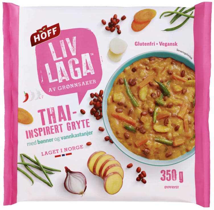 Thaiinspirert Gryte Liv Laga 350g Hoff