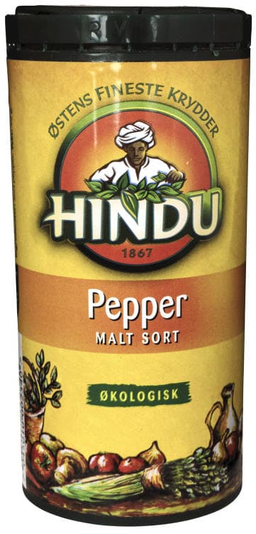 Pepper Sort Malt Økologisk 90g Hindu boks