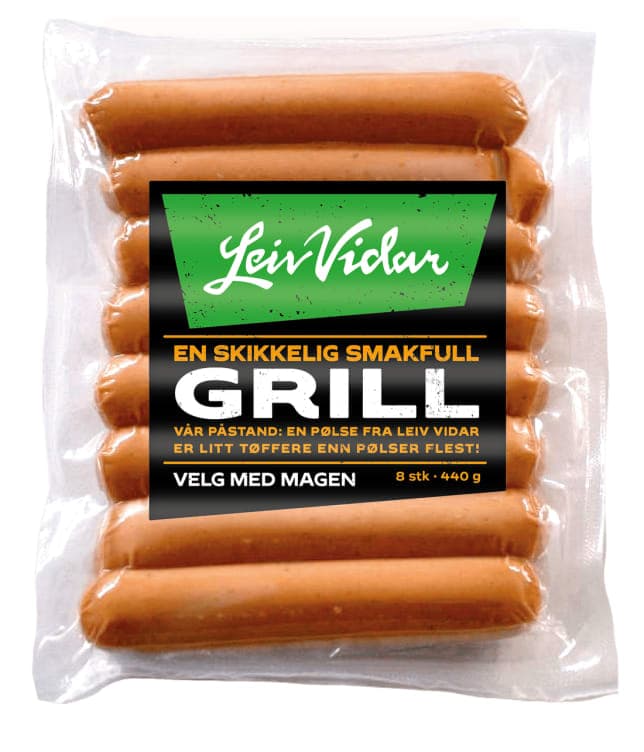 Grillpølse 440g Leiv Vidar