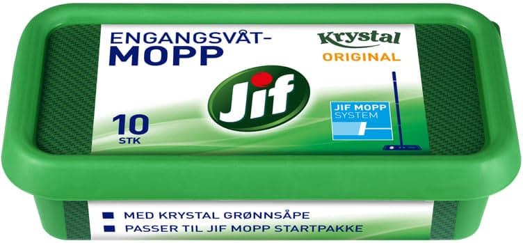 Jif Engangsmopp Krystal 10stk