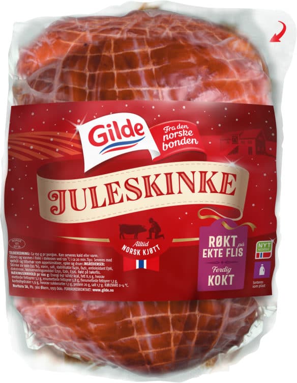 Juleskinke Røkt På Flis Ca1,1kg Gilde