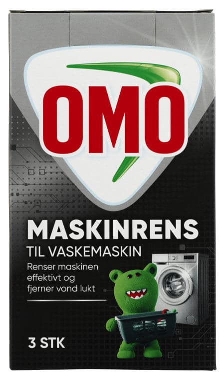 Omo Maskinrens 3stk