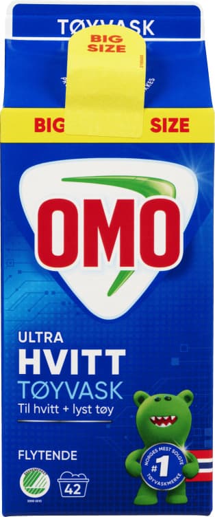 Omo Ultra Hvitt Flytende 1,5l